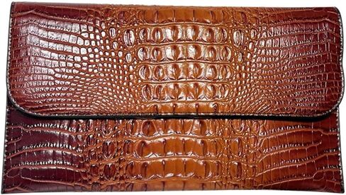 IAMUHI Women Vegan Leather Crocodile Evening Clutch Handbag Envelope Alligator Crossbody Bag Shoulder Purse Wallet in Saudi Arabia