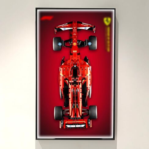 عرض Wallboard Wallboard لـ Lego Technic Bugatti Chiron Race 42083 ، متوافق مع Lego Bugatti Technic ، أفكار هدايا لعشاق جدار سيارة LEGO ، 17.7 × 29.5 بوصة ، عرض فقط الحائط فقط in Saudi Arabia