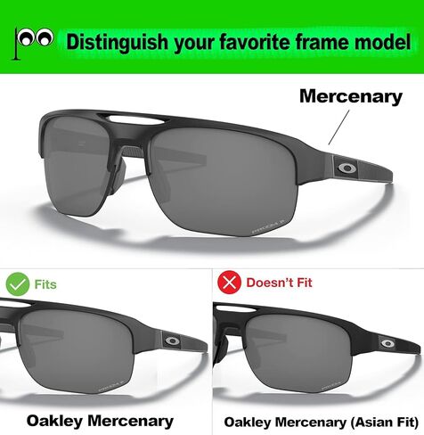 Polarized Lenses Replacement for Oakley Mercenary Sunglasses OO9424 - MultiOptions in Saudi Arabia