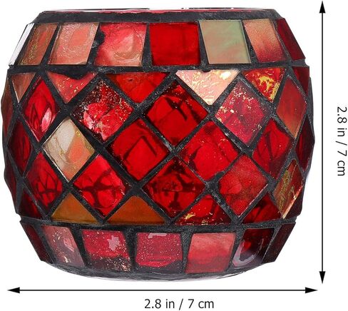 ledmomo European Style Glass Candlestick Ornament Romantic Candle Holder Tea Light Cup for Wedding Home Decor Dinner Party Table Centerpiece in Saudi Arabia
