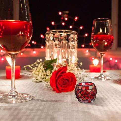 ledmomo European Style Glass Candlestick Ornament Romantic Candle Holder Tea Light Cup for Wedding Home Decor Dinner Party Table Centerpiece in Saudi Arabia