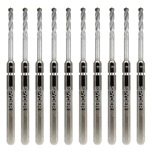 Spyder 1/2" (Hex10) HSS Hole Saw Pilot Bit, 10-Pack, 1/4" x 7-1/8" (600645-10) in Saudi Arabia