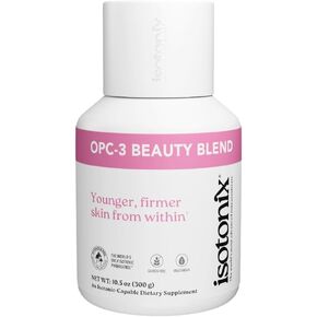 مزيج الجمال Isotonix OPC-3 - البيكنوجينول وبذور العنب وحمض الهيالورونيك لترطيب البشرة ومرونتها ودعم الكولاجين، مسحوق متساوي التوتر، نباتي، 90 حصة in Kuwait