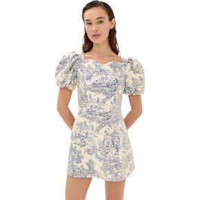 فستان نسائي من Tanner Fletcher بأكمام منتفخة ومطرز بالترتر in Kuwait