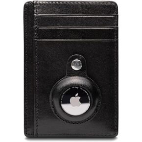 Bosca Old Leather-Airtag Seven-Pocket ID Card Case, Saddle, One Size in Kuwait