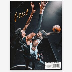 MENKARWHY Ja Morant ملصق موقع للأطفال في غرفة النوم ديكور الحائط-ملصقات نجوم كرة السلة على القماش صورة مطبوعة لمحبي الصبي في سن المراهقة هدايا أعياد الميلاد D3 in Kuwait