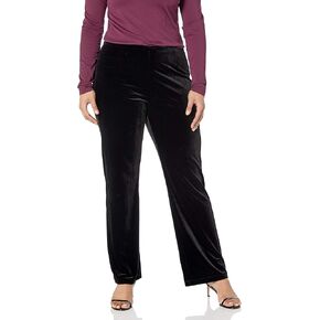 Lyssé Women's Size Plus Velvet Wide Leg Pant in Kuwait