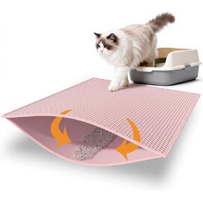 PIEVIEV Cat Sterter Mat Double Layer Proof Proot Proping Pack 1 Pack (رمادي ، 24 × 15 بوصة (حزمة 1)) in Kuwait