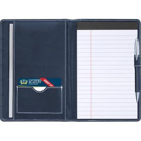 Padfolio Binder A5 Document Organizer with Refillable Lined Notepad, Junior Size Folder Portfolio for Men Women,Red in Kuwait