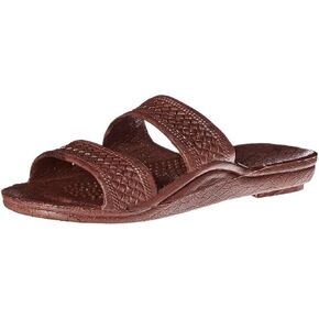 Surf Ware Brown Rubber Sandal, Hawaiian Classics Slide Slipper (8) in Saudi Arabia