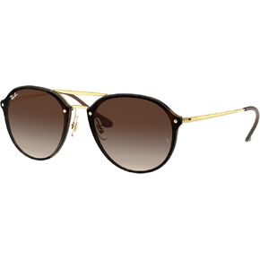 حزمة النظارات الشمسية Ray-Ban RB4292N: RB 4292N BLAZE DOUBLEBRIDGE 710/13 Blaze Doublebridge Light Havan 61mm ومجموعة تنظيف النظارات in Kuwait