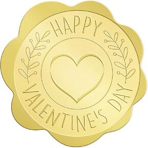 SICOHOME Happy Valentines Day Stickers 36pcs 1.5in Valentines Stickers for Kids Adults Label Stickers Envelope Seal Stickers Valentines Day Party Favors Gift Labels to from Stickers - Heart in Kuwait