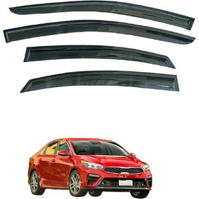 Window Visors Compatible with 2004-2012 Chevy Colorado/GMC Canyon Crew Cab Wind Deflectors Sun Rain Guards 4pcs 94133 in Kuwait