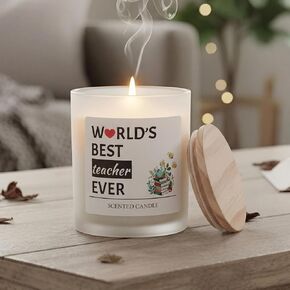 Nuanchu Best Neighbor Lavender Scented Candle Appreciation Gifts 9 oz Soy Candles Gifts for New House Housewarming Birthday Thank You Present Ideas for Neighborhood Women Men in Saudi Arabia