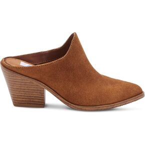 Womens Nia Suede Slip On Mules Tan 7 Medium (B,M) in Saudi Arabia