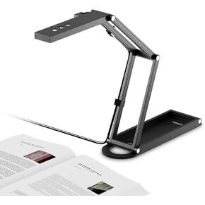 NetumScan 13MP Book Document Camera for Teachers, Multi-Language OCR Recognition by AI Technology, Foldable & Portable, Real-time Projection, Video Recording, Capture Size A3/A4, Only Windows in Kuwait