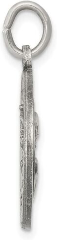 925 Sterling Silver Queen of the Holy Scapular Medal Pendant (L- 26 mm, W- 20 mm) in Saudi Arabia