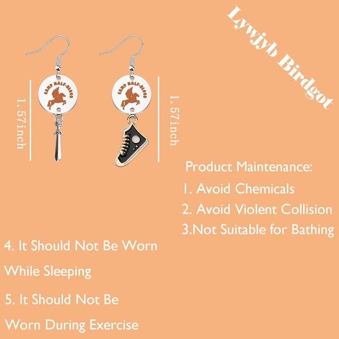 Book Inspired Earring Winged Horse Pendent Charm Gift Olympian Training Merch Horror Novel Lover Gift in Saudi Arabia