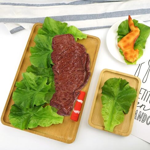 2PCS Lifelike Steak Funny Artificial Roast Beef Decorations Realistic Fake Cooked Meat Models for Home Party Tabletop Decorations and Sample Display in Saudi Arabia
