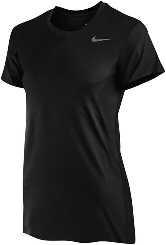 Nike Legend Women's Short Sleeve Shirt (Large, Black/Gray) in Saudi Arabia