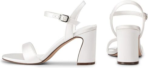 XMWEALTHY Women's Chunky Block High Heels 3-Inch Comfortable Open Toe Bridal Wedding Heels Ankle Strap Party Dress Heeled Sandals in Saudi Arabia