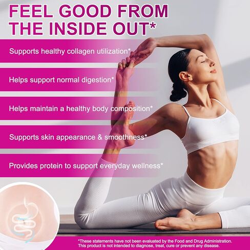 مسحوق ببتيدات الكولاجين المتعدد - الأنواع I، II، III، V، X - تغذية العشب، تربية المراعي - يدعم البشرة والشعر والأظافر والمفاصل - عديم النكهة، متحلل، سهل الخلط - غير معدّل وراثيًا، خالي من الغلوتين، خالي من منتجات الألبان in Kuwait