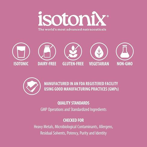 مزيج الجمال Isotonix OPC-3 - البيكنوجينول وبذور العنب وحمض الهيالورونيك لترطيب البشرة ومرونتها ودعم الكولاجين، مسحوق متساوي التوتر، نباتي، 90 حصة in Kuwait