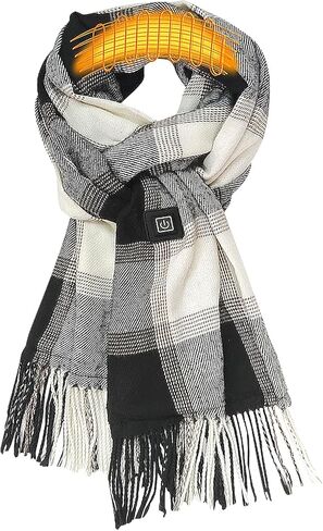 Heated scarf,neck warmer wrap,electric warm，USB 5V rechargeable battery scarf,washable fashionable,heated wrap,windproof,adjustable, for home, office, cycling, travel.Battery Not Included(JL-W50） in Kuwait