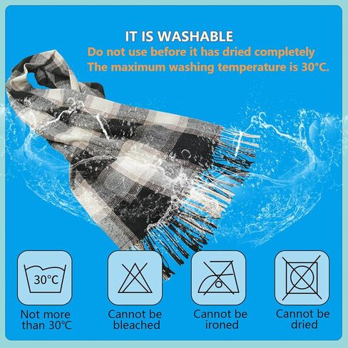 Heated scarf,neck warmer wrap,electric warm，USB 5V rechargeable battery scarf,washable fashionable,heated wrap,windproof,adjustable, for home, office, cycling, travel.Battery Not Included(JL-W50） in Kuwait