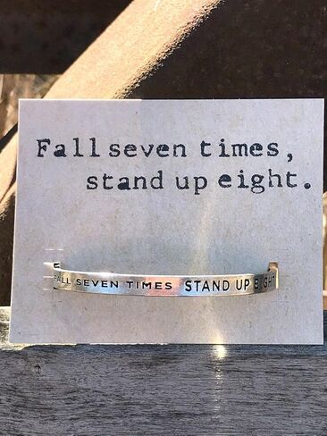 Fall Seven Times Stand up Eight - بيوتر للرجال والنساء من تصميمات ويتني هوارد in Kuwait