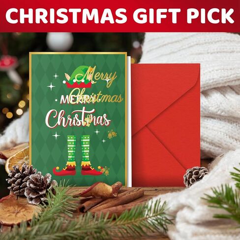 HAPPYPOP Christmas Gift Socks for Adults - Xmas Elf Stocking Stuffers Elf Socks for Women Men in Saudi Arabia