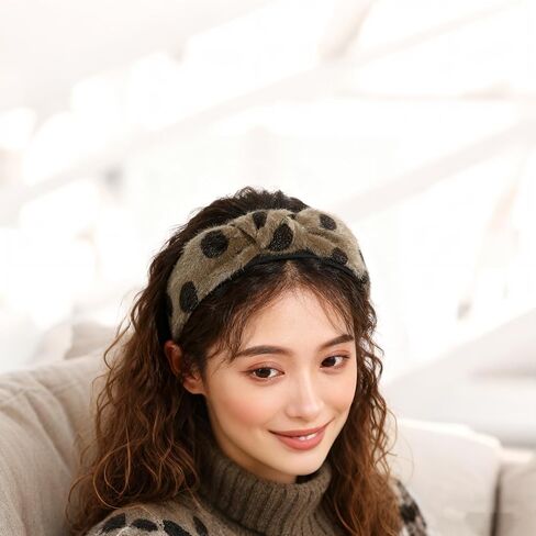 Fabric Knotted Trendy Headbands for Women, Set of 4, Pure Cotton Fabric Wide Hair Accessories, Hair Knotted Bands Cute Classic Fashion (Multiple colors, normal) in Saudi Arabia