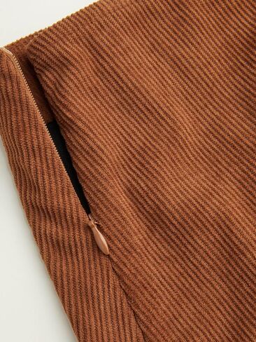 CIDER Mini Skirt Corduroy Skirt Women Mid Waist Knotted A Line Short Skirt in Saudi Arabia