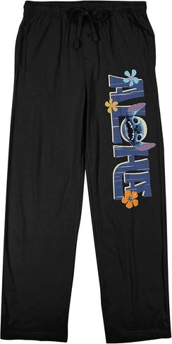 Lilo & Stitch Aloha on Black Adult Sleep Pant in Saudi Arabia
