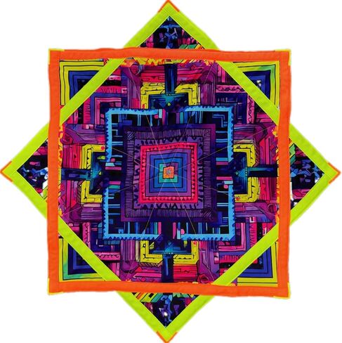 Star Air Flow Star, Spinning Cloth Flowstar, Dapo Star, Perfect for Juggling and Flow Arts, Portable and Durable (Blue) in Saudi Arabia