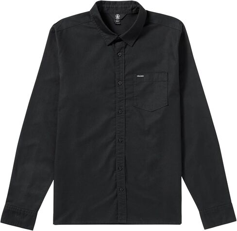 Volcom Mens Long Sleeve Woven Button-up Shirt, Casual Or Dress Shirt for Work & Everyday Wear in Saudi Arabia