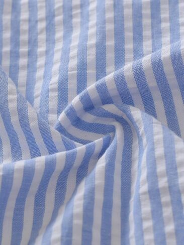 Women's Petite Seersucker Pajama Pants Lightweight Cotton Lounge Pants in Saudi Arabia