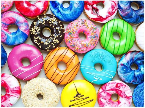500 Pieces Assorted Cupcake Jigsaw Puzzle for Adults and Kids Big Size Gift Idea (Cupcakes) in Saudi Arabia