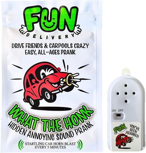 FUN delivery Rooster Sucker: Hidden Annoying Rooster Crowing Sound Device to Prank Friends & Family – Fun Joke Toy for Parties & Offices – Perfect for Pranksters in Saudi Arabia