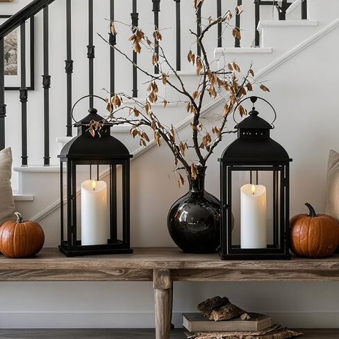 شموع Raycare عديمة اللهب مقاومة للماء في الهواء الطلق مقاس 8 × 3 مع جهاز تحكم عن بعد ومؤقت، شمعة عمود كهربائية وهمية تعمل بالبطارية لديكور المنزل وحفلات الزفاف في عيد الميلاد، أبيض عاجي، مجموعة من 2 in Kuwait