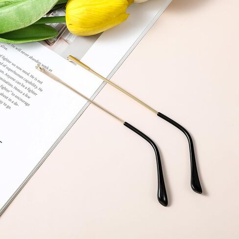 1Pair Metal Glasses Arm Replacement Universal Eyeglass Arm Replacement for Glasses Sunglasses(Gold) in Saudi Arabia