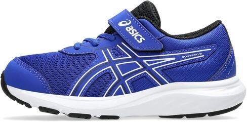 ASICS Kid's Contend 9 Pre-School Running Shoes, 1, True Blue/White in Saudi Arabia