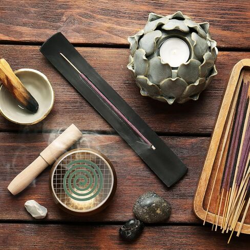 PATIKIL 6Pcs Incense Burner Pads, 6cm Stainless Steel Web Shape Burner Mesh Screen Use for Yoga Spa Room Home Office in Saudi Arabia