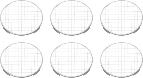 PATIKIL 6Pcs Incense Burner Pads, 6cm Stainless Steel Web Shape Burner Mesh Screen Use for Yoga Spa Room Home Office in Saudi Arabia