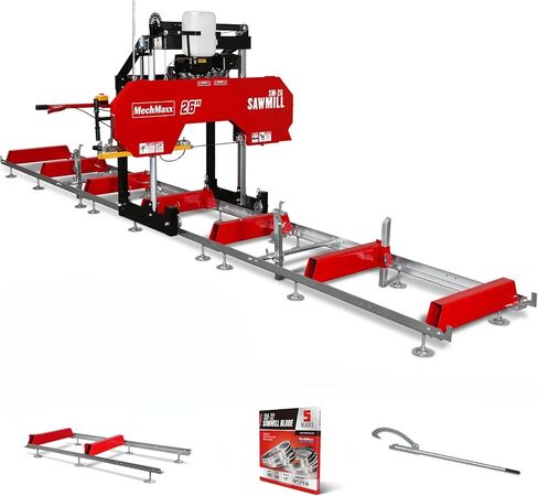 22 "بوصة منشرة محمولة ، 270 سم مكعب 9HP ، عرض 20" عرض لوح ، طول مسار 13 '، طراز SM-22 in Kuwait