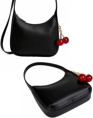 Cherry Bag Charm Purse Charms for Handbags Cute Cherry Keychain Bag Accessories Shoulder Bag Sparkling Charms for Women by dreamynini in Saudi Arabia