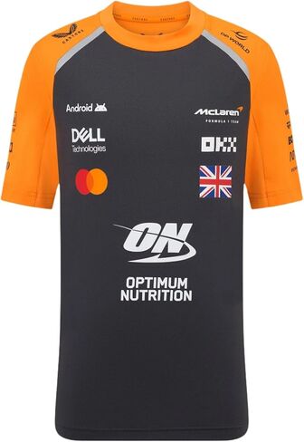 تي شيرت كاستوري ماكلارين F1 للأطفال 2025 Lando Norris Team Up in Kuwait