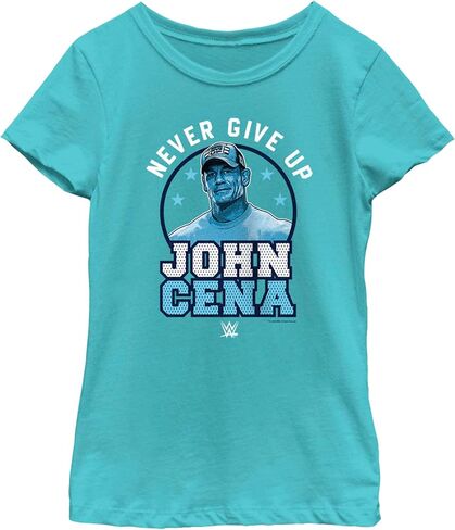 تي شيرت فيفث صن جيرلز WWE Cena Never Give Up Girls بأكمام قصيرة in Kuwait