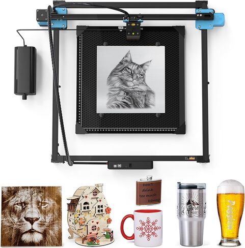Twotrees Laser Engraver Y-Axis extension Kit ، مجموعة تمديد منطقة نحت للتجميع بالليزر مع إكسسوارات كاملة لـ TTS-25/TTS-55 ، منطقة نقش ممتدة إلى 600 × 600 مم in Kuwait