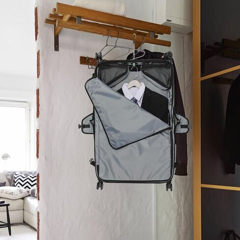 22 Inch Rolling Garment Bag for Business Trips, Carry On Suitcase with Built-In Hanging Clothes Section, 4 Spinner Wheels, Suit & Dress Travel Luggage (Men/Women) in Saudi Arabia